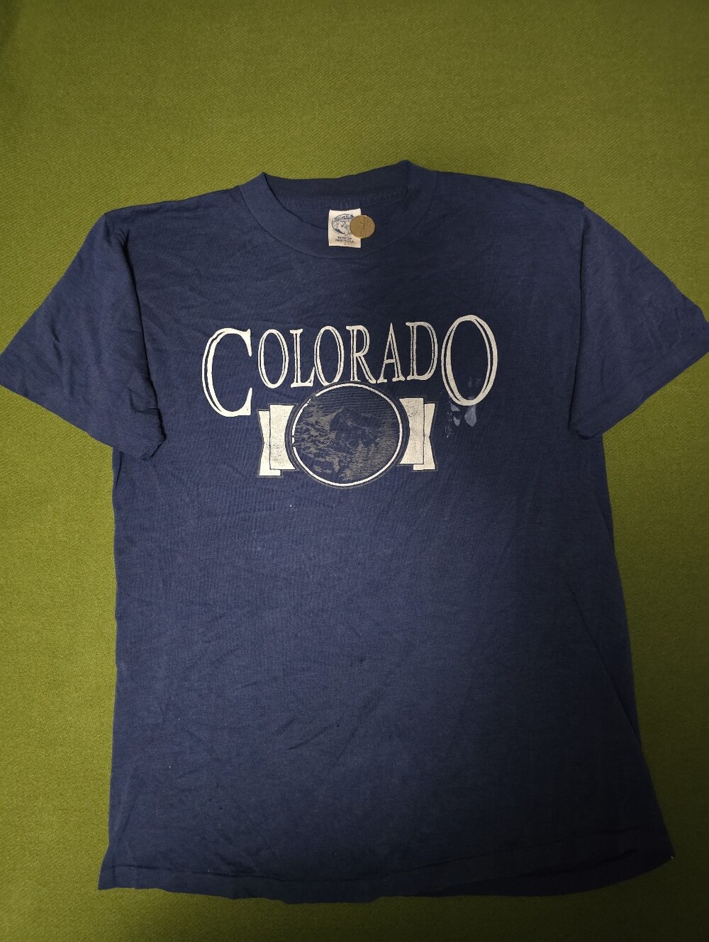 80's Colorado Graphic Navy Men's T-Shirt